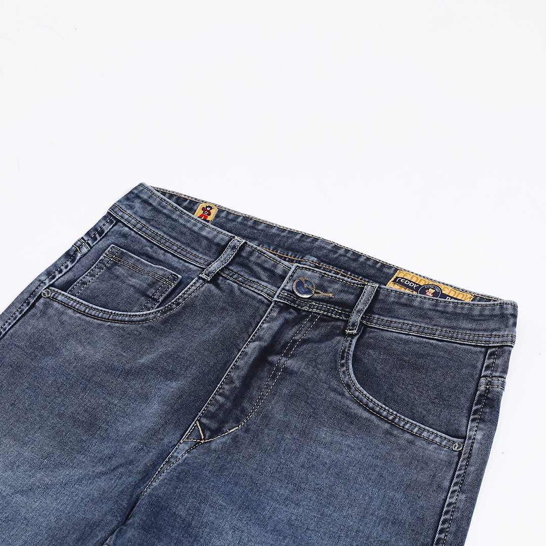 GREY BAGGY FIT JEANS 4703-2